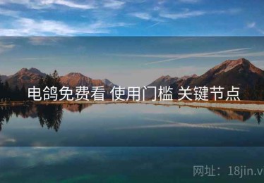 电鸽免费看 使用门槛 关键节点