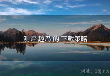 测评 趣岛 的 下载策略
