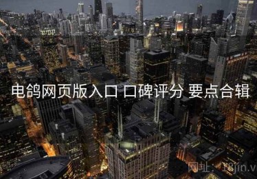 电鸽网页版入口 口碑评分 要点合辑